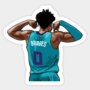 Miles Bridges Vector Back Sticker